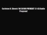 Download Carleton H. Sheets' NO DOWN PAYMENT 12-CD Audio Program!  Read Online