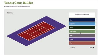 Design your own Sports Court – Colour Painting Tool