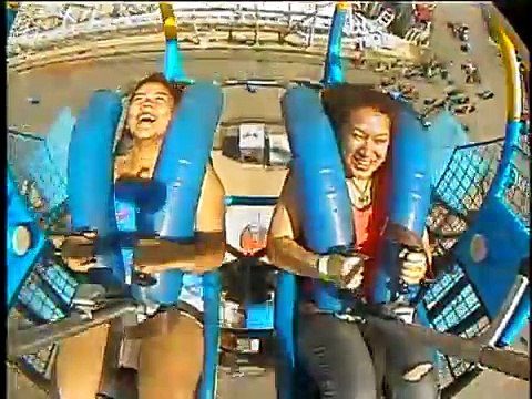 Slingshot Ride at Luna Park in Coney Island