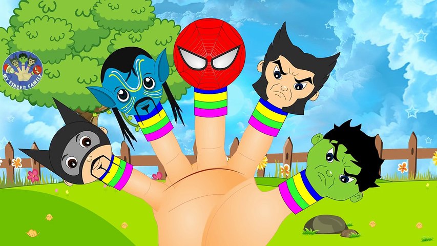 Super Heros Finger Family