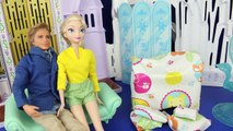 Frozen Elsa & Felix Wedding Gifts Baby Crib Barbie Parody Ice Castle DisneyCarToys