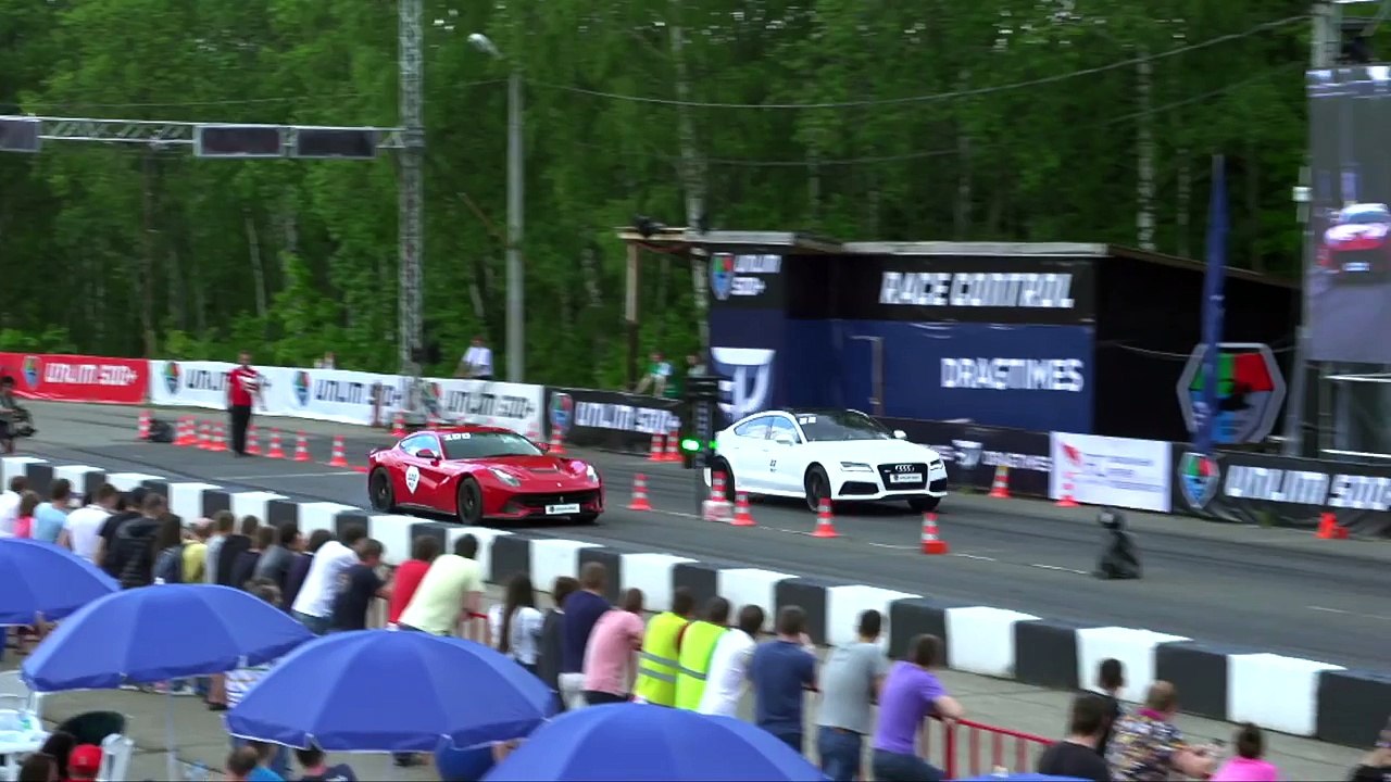 Audi RS7 vs Ferrari F12 Berlinetta vs Audi RS7