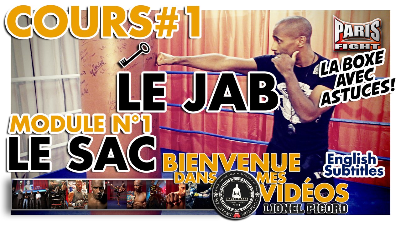 COACH BOXE : LE SAC n°1, LE JAB #1 by Lionel Picord-Bienvenue.Dans.Mes.Vidéos !
