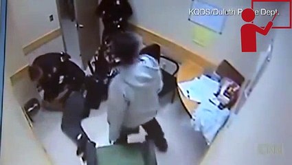 Funny Video: Cop Pummels a Man in a Wheelchair