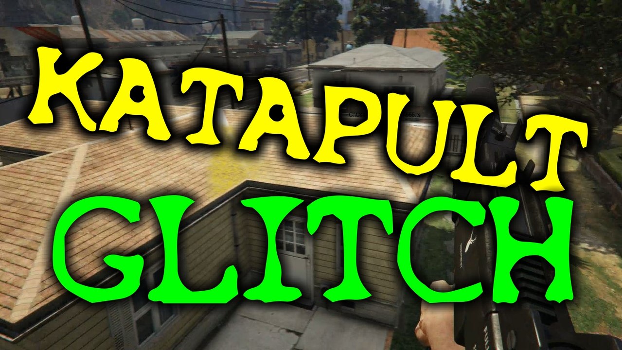 GTA 5 KATAPULT GLITCH - FUNNY MOMENTS