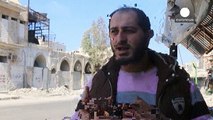 بمباران حلب در آستانه برقراری آتش بس در سوریه