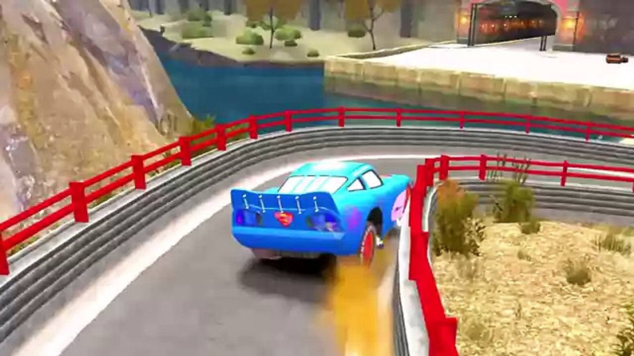 Superman Lightning McQueen & Super Heroes Spiderman Wolverine in Rhymes for Children & Kids Song