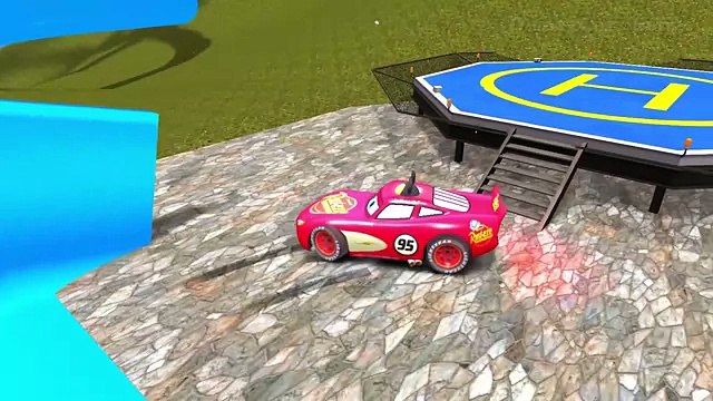 Mickey Mouse & Princess Anna of Arendelle Playing with Lightning McQueen Cars