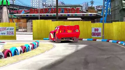 The Incredible Hulk Super Hero Wheels on the Bus Nursery Rhymes Lightning Mcqueen Green and Blue