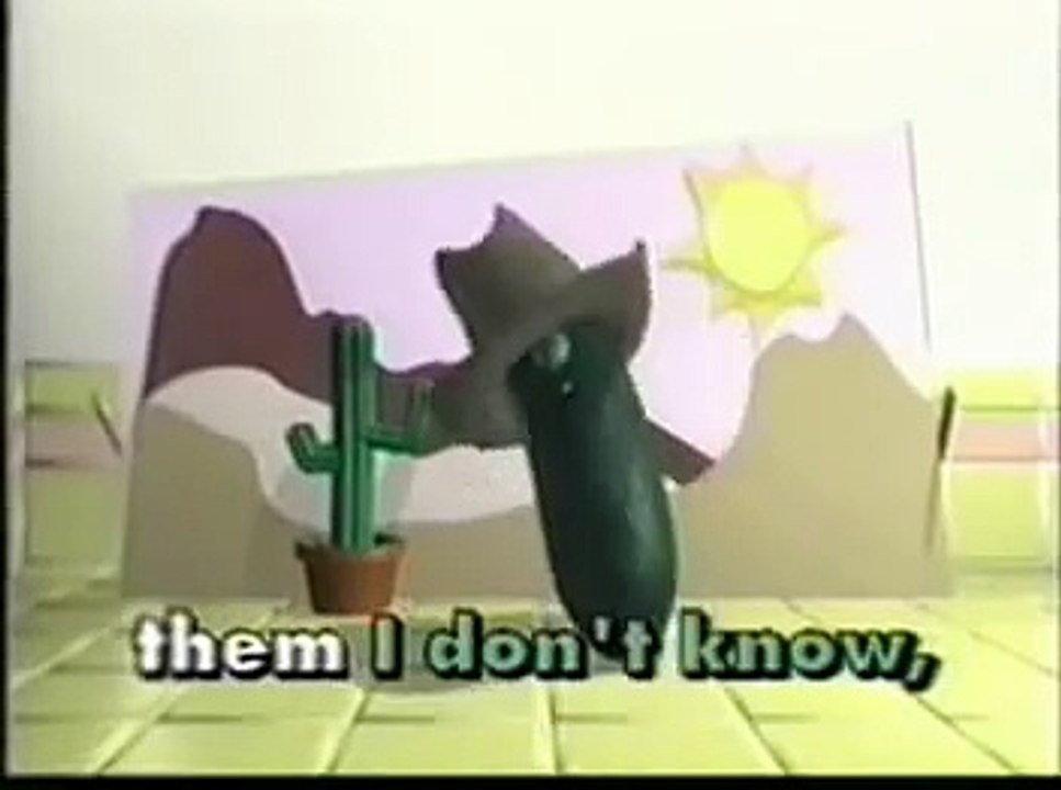 Veggie Tales Water Buffalo song Lyrics On sceen & description