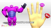 Baymax Big Hero 6 Finger Family | Nursery Rhymes | 3D Animation In HD From Binggo Channel