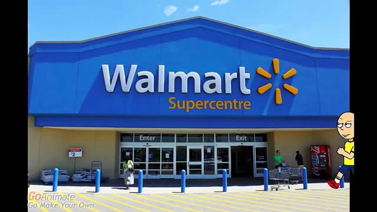 Caillou Caillou Steals a TV from Walmart and Gets Grounded Caillou 2014