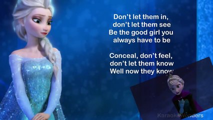 Karaoke Let it Go Frozen