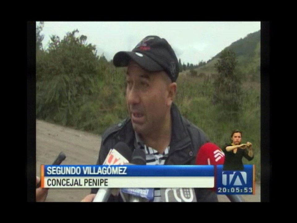 Incremento de actividad del volcán Tungurahua afecta a pobladores