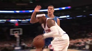 Carmelo Anthony Dunks on Jason Smith