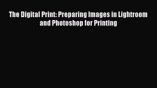 Read The Digital Print: Preparing Images in Lightroom and Photoshop for Printing Ebook Free