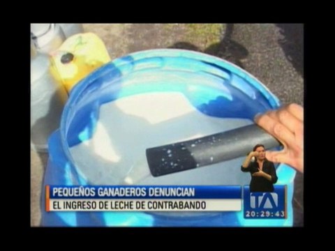 Pequeños ganaderos denuncian el ingreso de leche de contrabando
