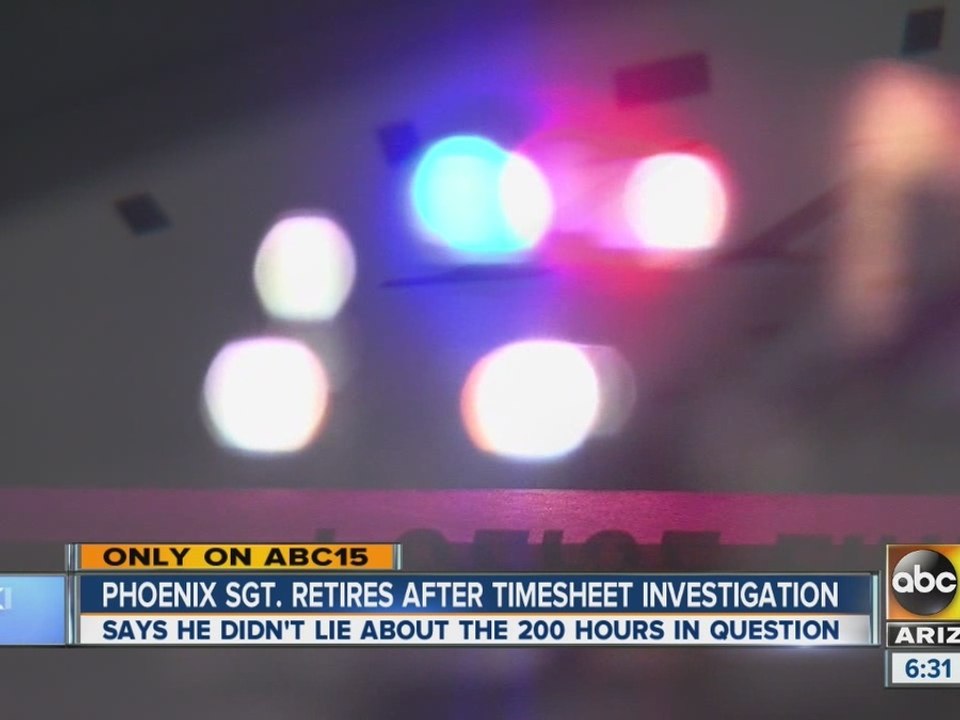 Phoenix sergeant resigns after timesheet investigation