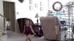 3 year old gymnast-handstands and cartwheels