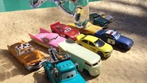 Disney Cars Lightning McQueen & Mater Color Changers Cars Ice Bucket Challenge