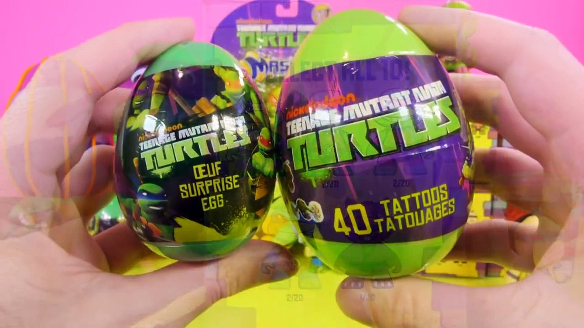 ninja turtle surprise eggs
