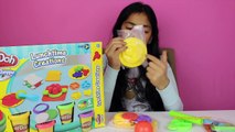 Tuesday Play Doh Lunch Time Creations |Play Doh Pizza, Sandwich,Cookies and Fruits