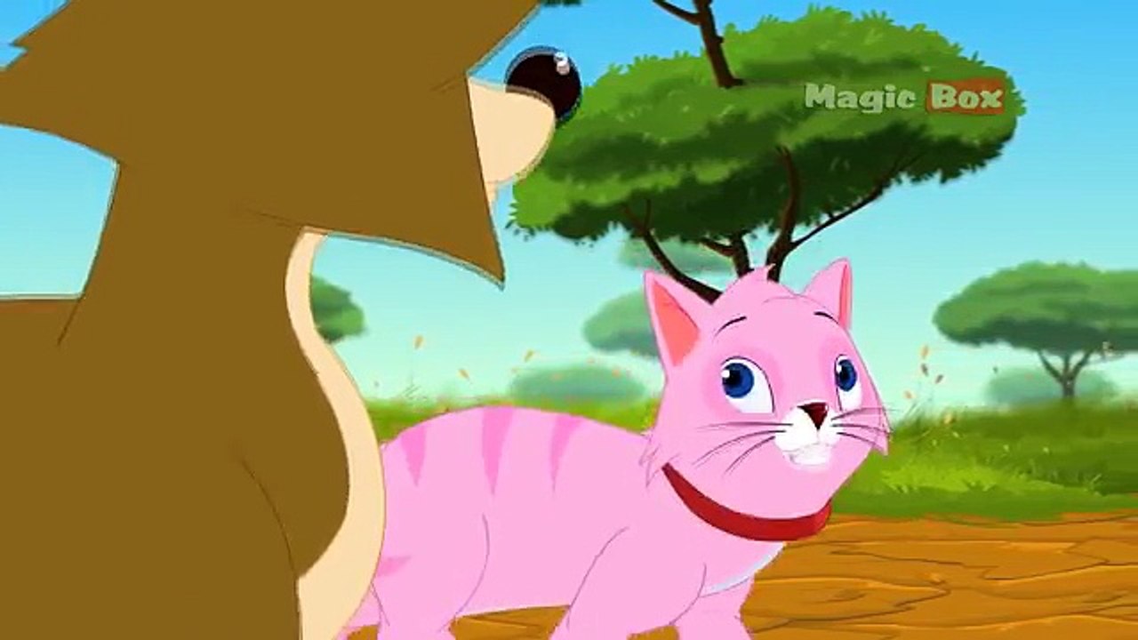 Fox And The Cat - Aesop's Fables - Animated-Cartoon Tales For Kids