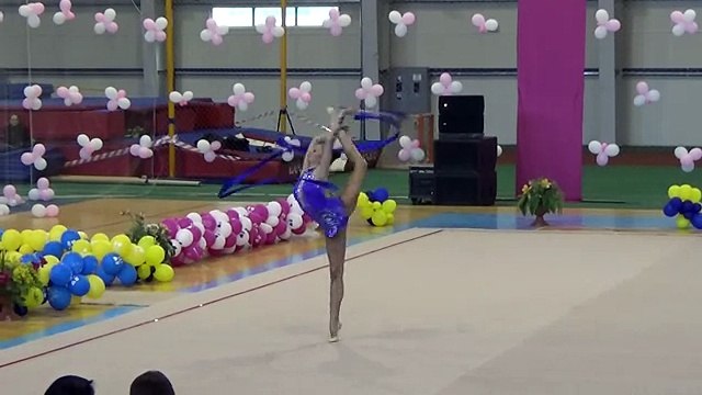 Художественная гимнастика (Rhythmic Gymnastics)- Александра Асланян - упражнения с лентой (ЧУ-2015)