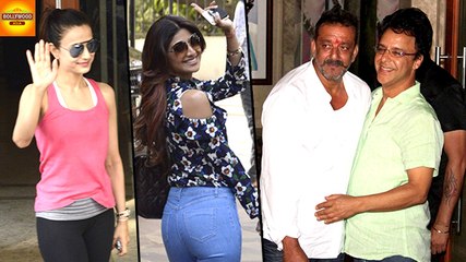 Celebrities Visit Sanjay Dutt's House After His Release | Bollywood Asia