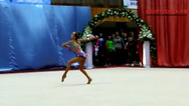 Художественная гимнастика rhythmic gymnastics выступление со скакалкой 1