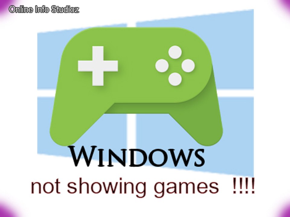 Windows games not showing - Windows Features