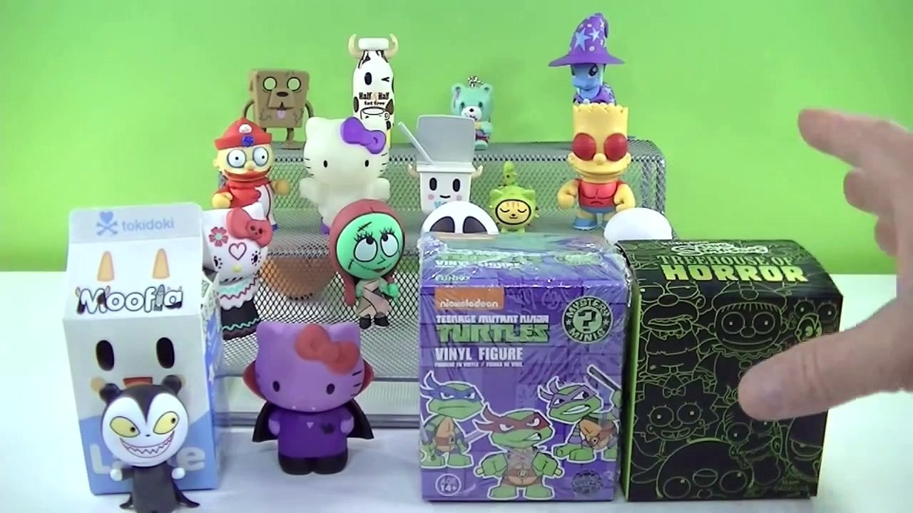 Funko Teenage Mutant Ninja Turtles, Nightmare Before Christmas, Hello Kitty, Kidrobot The Simpsons