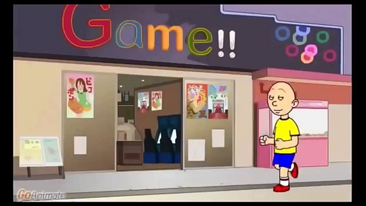 Youtube poop: caillou cuts school into chuck e jesus
