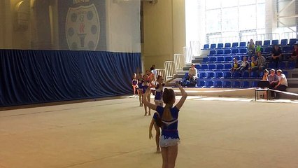 Художественная гимнастика групповое упражнение,дети 2005-2006 г.р Москва.Катерок