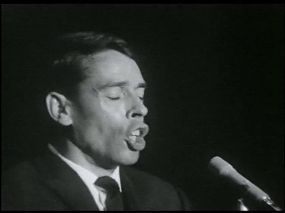 Jacques Brel  en concert à Knokke ( 1963 )