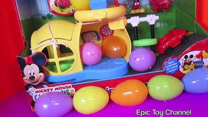 MICKEY MOUSE CLUBHOUSE [Disney Junior] Surprise Eggs with Mickey Mouse Club House Toys