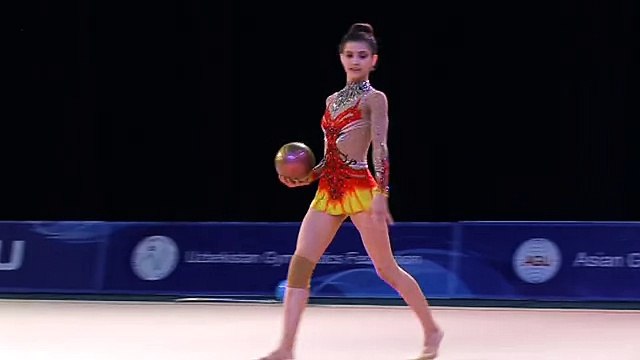Художественная гимнастика. Регина Мякшева (мяч)