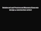 Ebook Reinforced and Prestressed Masonry (Concrete design & construction series) Download Online