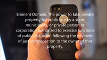 ...  FBI    Can  Use  Eminent Domain. The power to take private property for public use  against Apple Computer