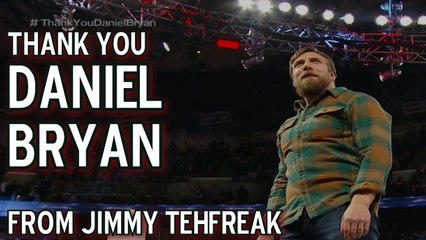 JOB'd Out - Thank You Daniel Bryan, thoughts on his Retirement Speech