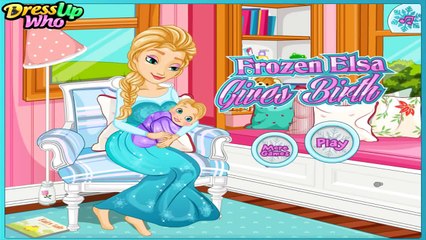 Frozen Elsa Gives Birth To Baby - Disney Pregnancy Games