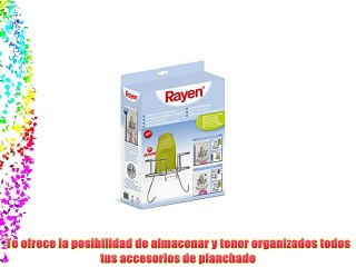 Rayen 2100 - Colgador para tabla de planchar con 2 ganchos antideslizantes y base de silicona