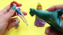 Play Doh Disney Princess Dolls Frozen Princess Elsa Playdo Dress Hasbro Toys
