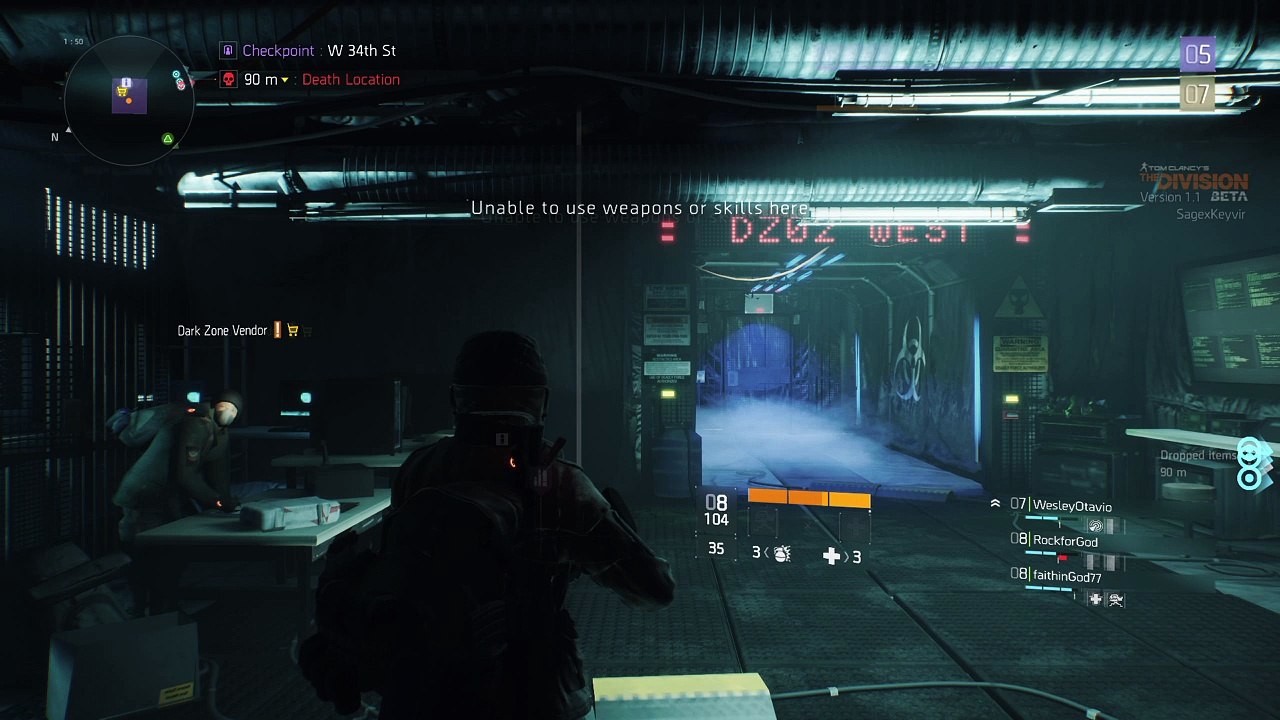 Tom Clancy's The Division Beta PS4