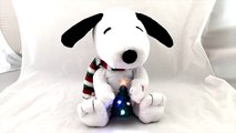 Peanuts Snoopy Animated Musical Plush Christmas Tree Lights Theme Song Linus and Lucy