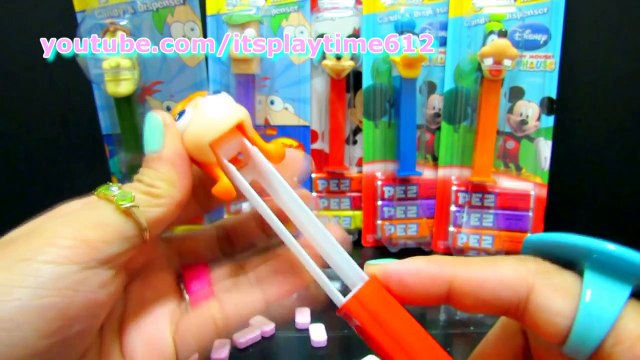 Phineas and Ferb & Mickey Mouse Clubhouse PEZ Candy Dispensers from Disney - itsplaytime612