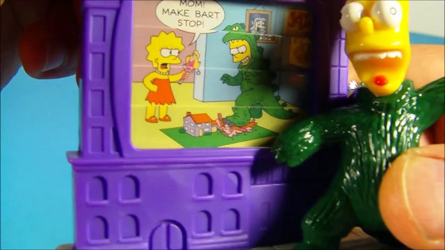 2002 THE SIMPSONS CREEPY CLASSICS SET OF 10 BURGER KING KIDS MEAL TOYS VIDEO REVIEW