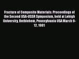 Book Fracture of Composite Materials: Proceedings of the Second USA-USSR Symposium held at