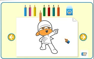 Mundo Pocoyo Clip - Dibujos para pintar y colorear / recortables