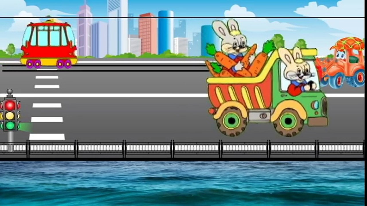 Транспорт. Музыкальный развивающий мультфильм для детей  Transport cartoon. Наше_всё!